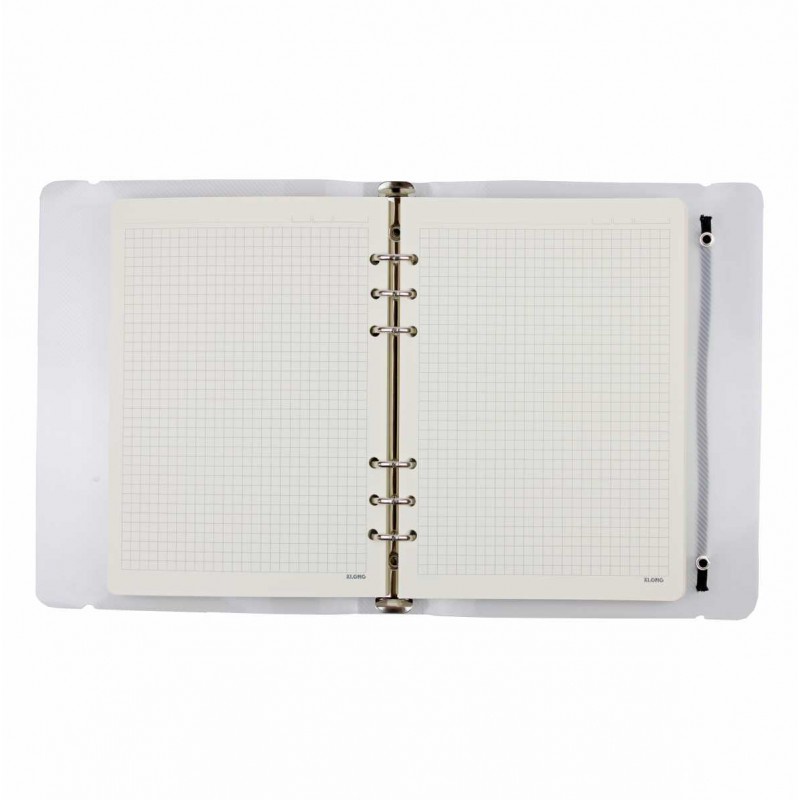 Combo 2 sổ còng Klong A5 ruột Caro + Dot grid 200 trang MS 994-995 dày 120gsm làm bullet journal dễ refill giấy binder