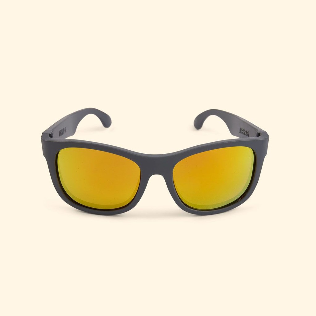 Kính chống tia cực tím có tròng kính phân cực cho bé Babiators – The Islander, tráng gương cam, 3-5 tuổi