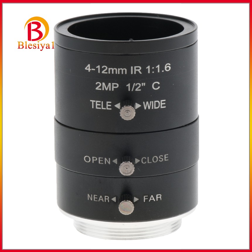 Giá Đỡ Ống Kính 4mm - 12mm 1 / 2 &quot;F1.6 Cho Máy Quay An Ninh Cctv