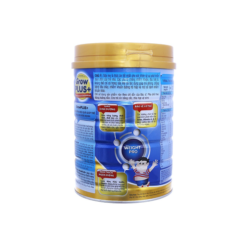 Sữa bột Nutifood Grow PLUS Xanh 900g