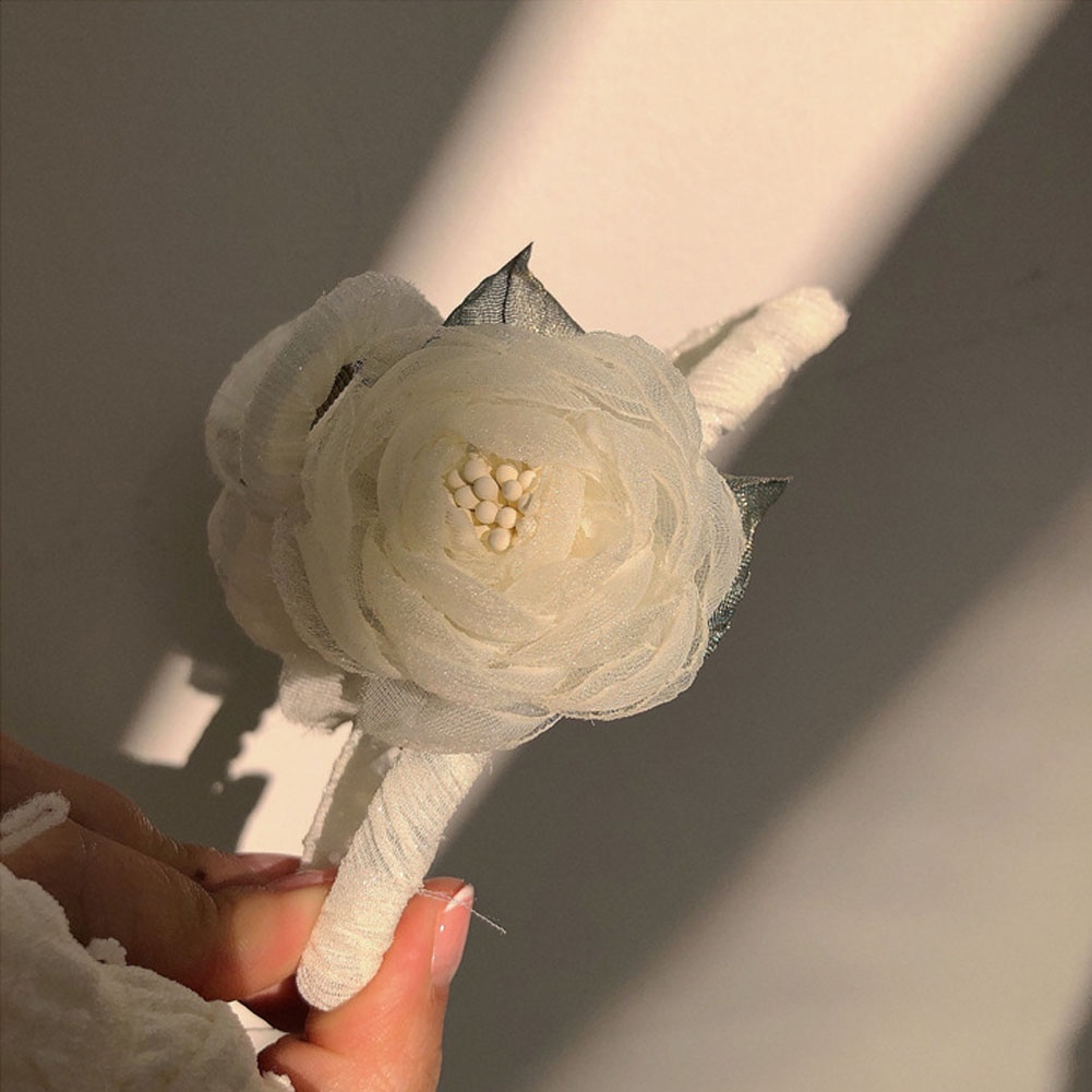 Kẹp Tóc Hoa Trà Thanh Lịch Cho Nữ