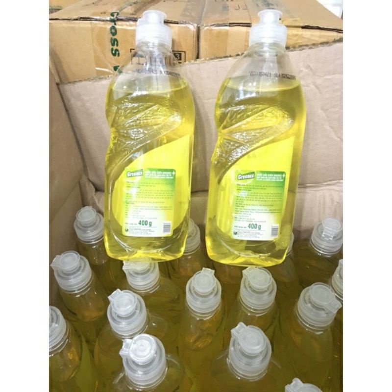 Combo 2 nước rửa chén Greenex Hương Chanh 400gx2