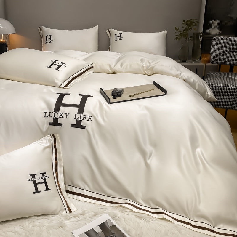 Bộ Chăn Ga Gối Phi Lụa Cao Cấp MÂY BEDDING