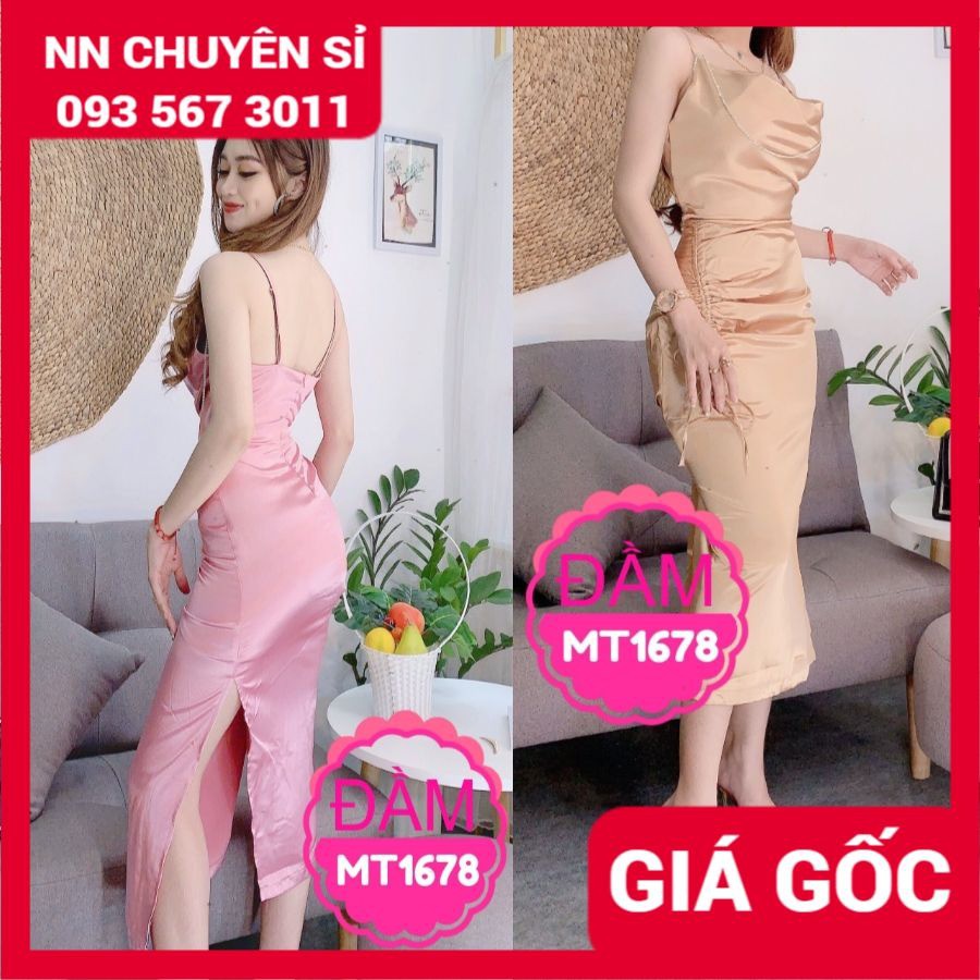 HÀNG CAO CẤP - ĐẦM BODY PHI LỤA 2 DÂY MT1678 ⚡ẢNH TỰ CHỤP⚡ ĐẦM NỮ ĐI TIỆC SANG TRỌNG