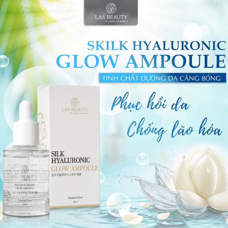Tinh chất ha, tinh chất, SILK HYALURONIC GROW AMPOULE , LAS BEAUTY, 30ML | BigBuy360 - bigbuy360.vn