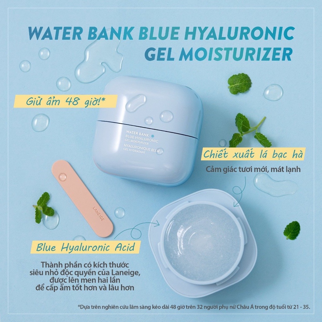 (kèm quà tặng thêm)Kem Dưỡng Ẩm Laneige Dạng Gel Dành Cho Da Dầu Và Da Hỗn Hợp 50ml