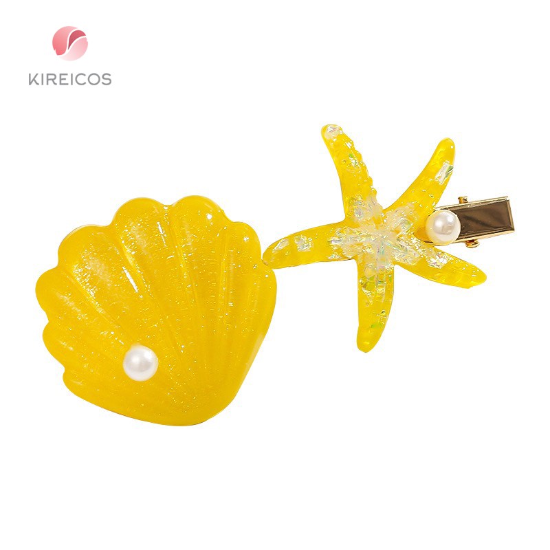 Set 2 Kẹp Tóc Sao Biển Và Sò Cao Cấp