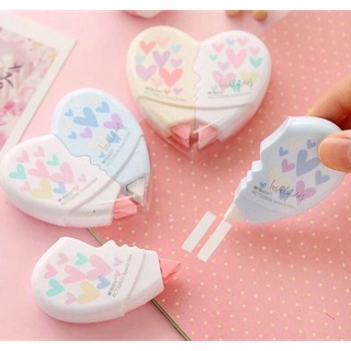 Bút xóa dạng cuộn bút xoá kéo hình trái tim đáng yêu