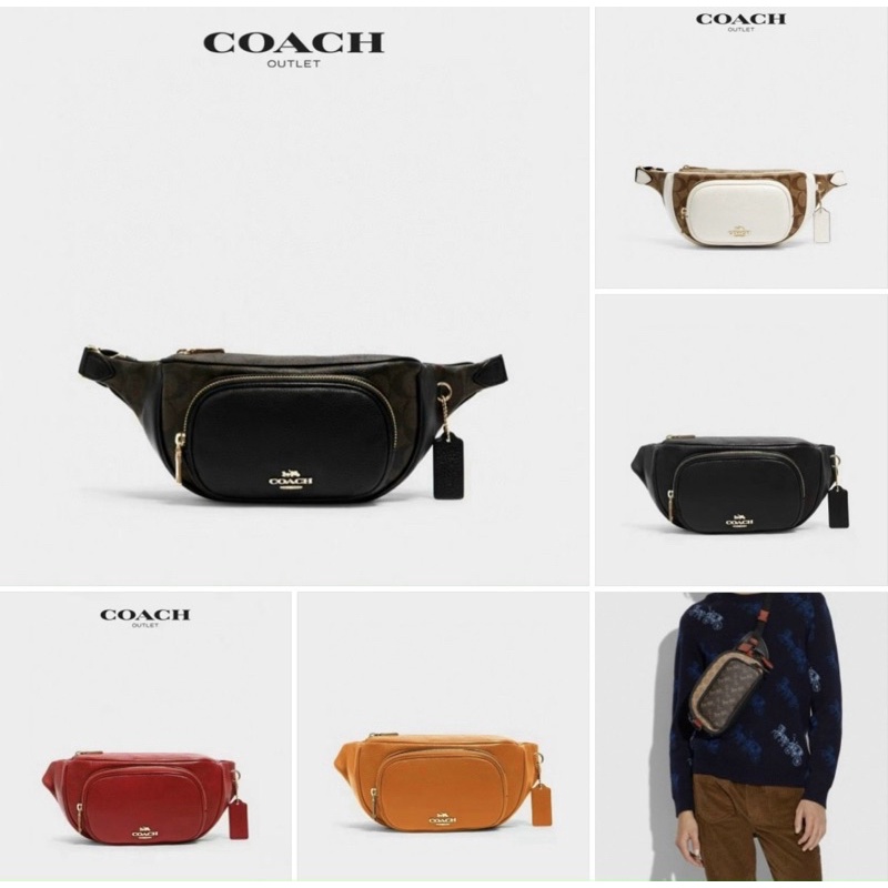 ‼️Rẻ nhất Shopee‼️Túi bao tử Coach sticker CA304