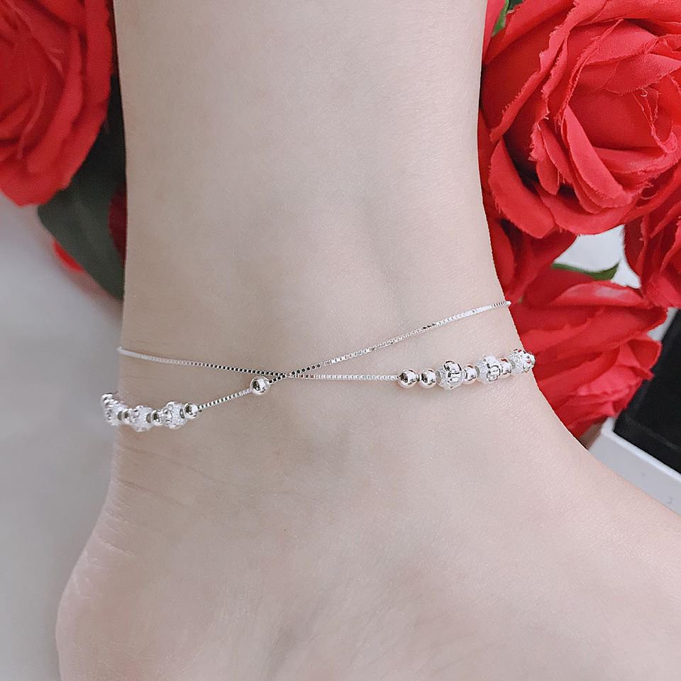 Lắc Chân Chuẩn Bạc Ta 100% Cao Cấp | BigBuy360 - bigbuy360.vn