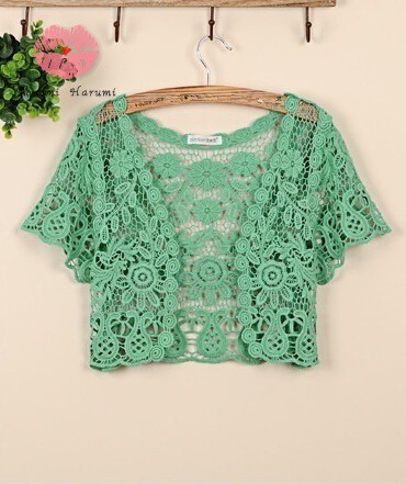 Áo Khoác Ren Cardigan Ngắn Tay Thời Trang Cho Nữ 2015 | BigBuy360 - bigbuy360.vn