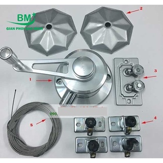 Bộ linh kiện giàn phơi thông minh hòa phát