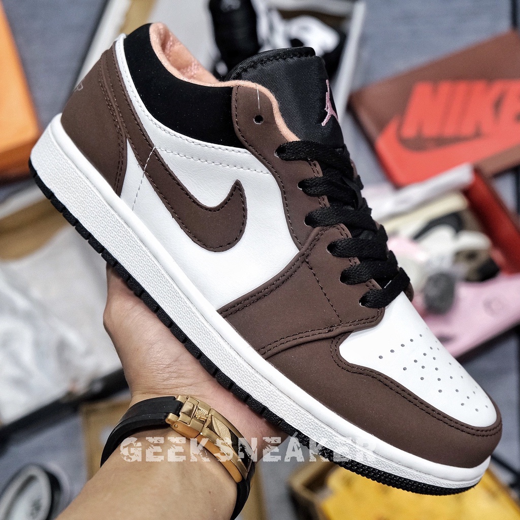 [GeekSneaker] GIày Jordan 1 Low Mocha Brow