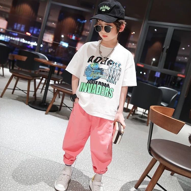 Áo Thun Tay Ngắn Phong Cách Hàn Quốc Thời Trang Cho Bé Trai