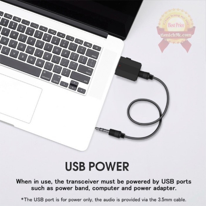 [Hàng xịn] Thiết bị thu phát âm thanh Usb bluetooth 5.0 cho Loa kết nối laptop máy tính Bt600 | BigBuy360 - bigbuy360.vn