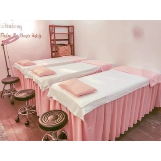 Ga/drap giường nối mi- phun xăm - spa may đo theo yêu cầu