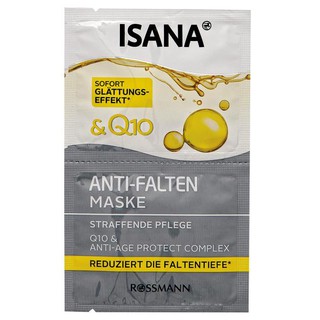 Mặt nạ giảm nếp nhăn Isana Q10 Anti-Falten Maske
