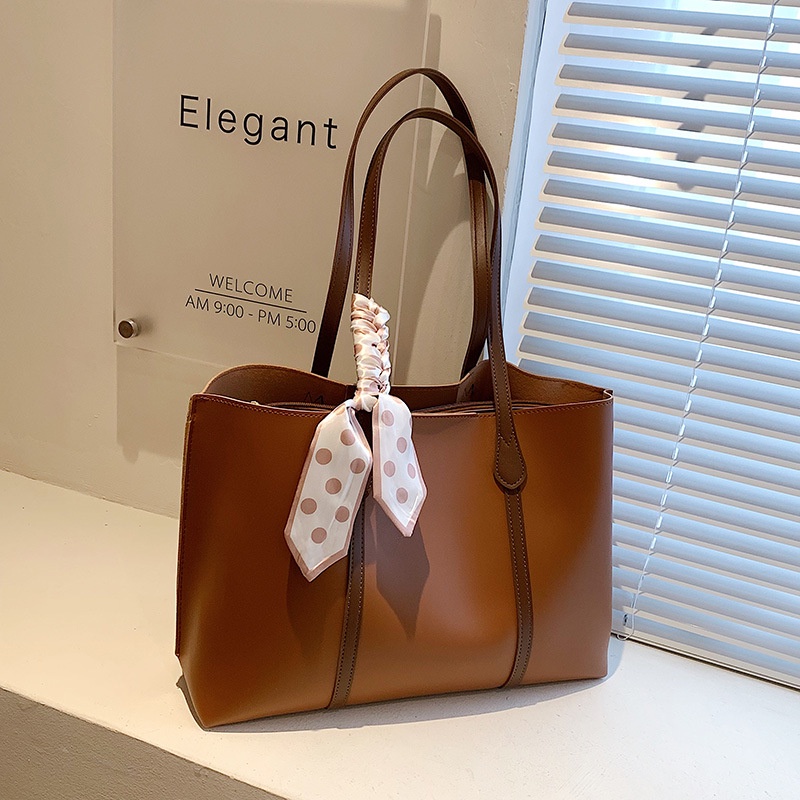 Túi đeo vai IELGY cỡ lớn màu tương phản thời trang cho nữ