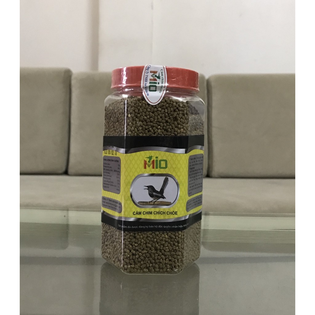Combo 2 hộp cám chim Mio 500gr tặng 1 bộ cóng sứ chào mào
