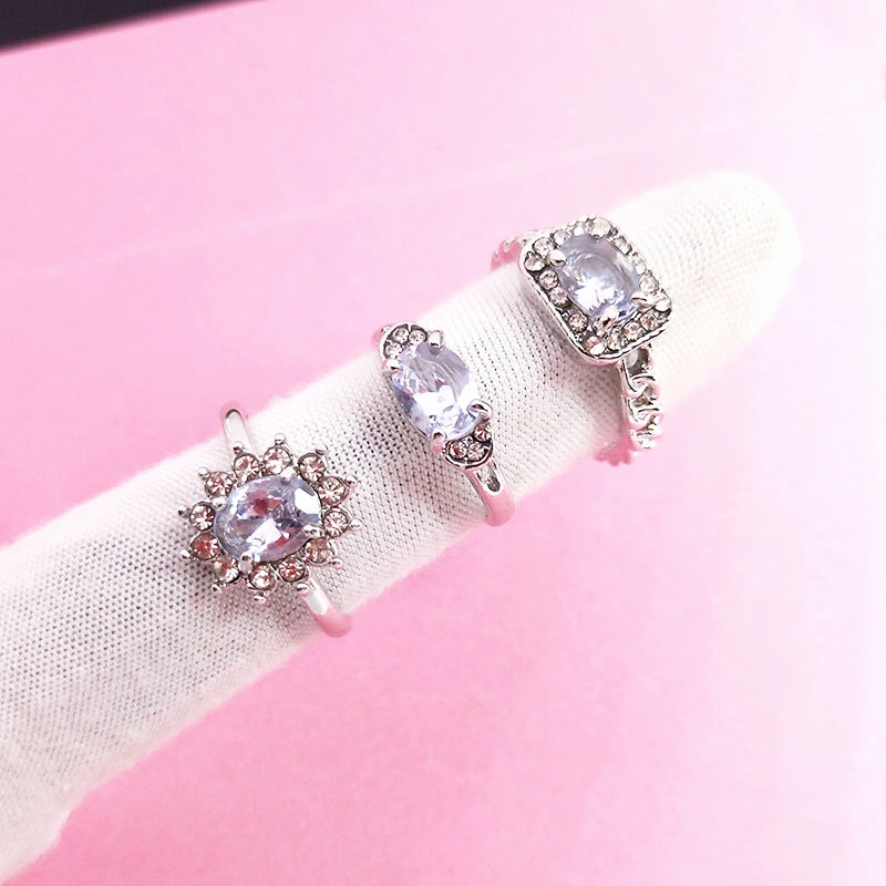 Nhẫn Mạ BạC ĐíNh Đá Sang TrọNg