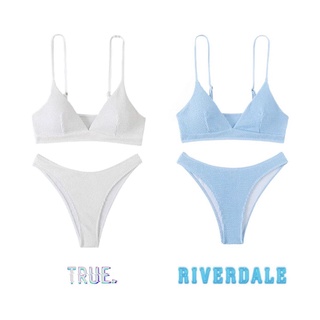 Bikini đồ bơi hai mảnh freesize tôn dáng tôn da vải thun nhăn