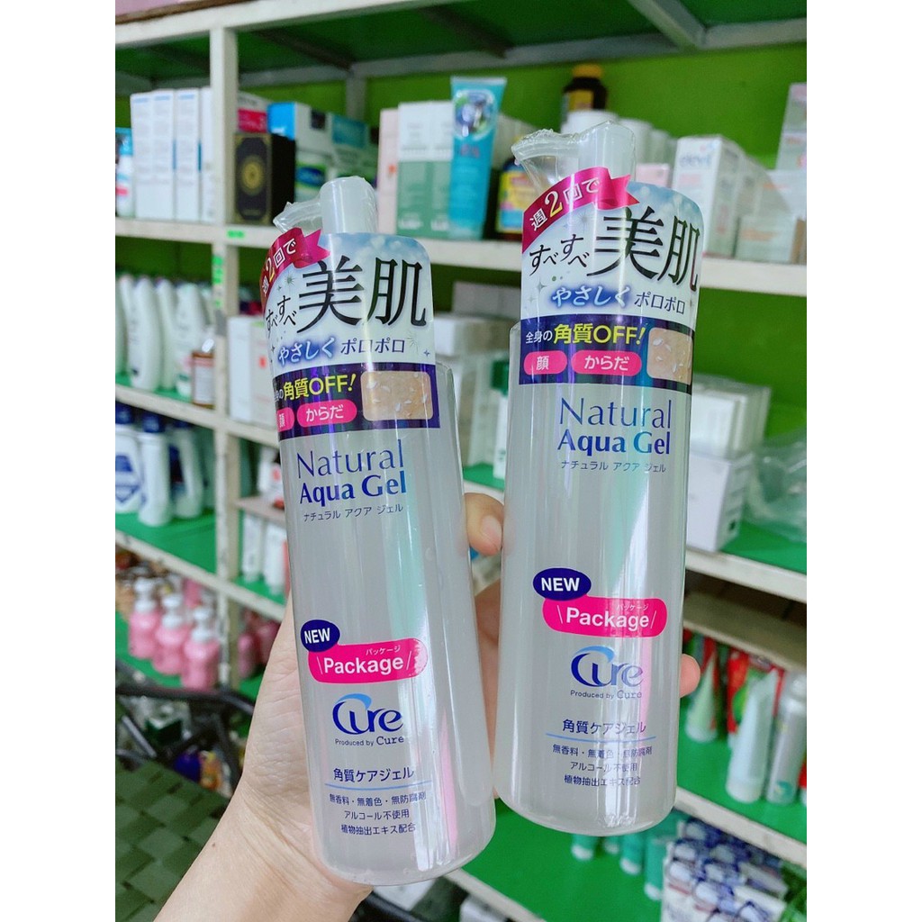 Tẩy da chết Cure Natural Aqua Gel 250ml Nhật Bản