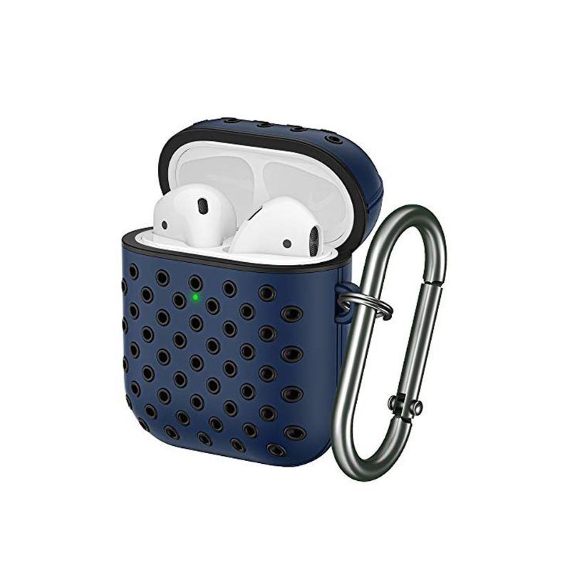Vỏ Bảo Vệ Hộp Sạc Tai Nghe Không Dây Bluetooth 1 2 1 Bằng Silicon Chất Lượng Cao