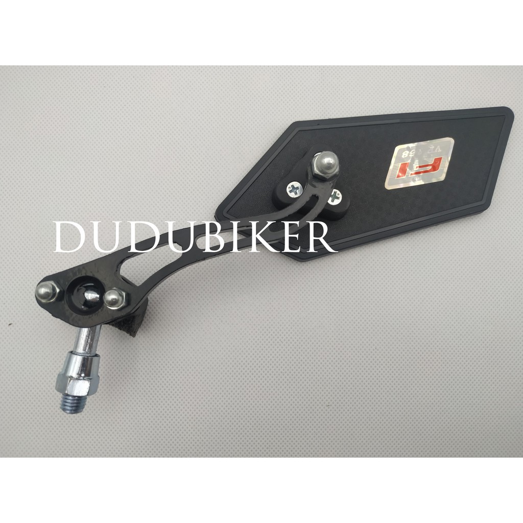 Gương chiếu hậu xe máy giá rẻ mẫu vát FI chân 10li ren xuôi nhiều màu sắc, bền bỉ chắc chắn