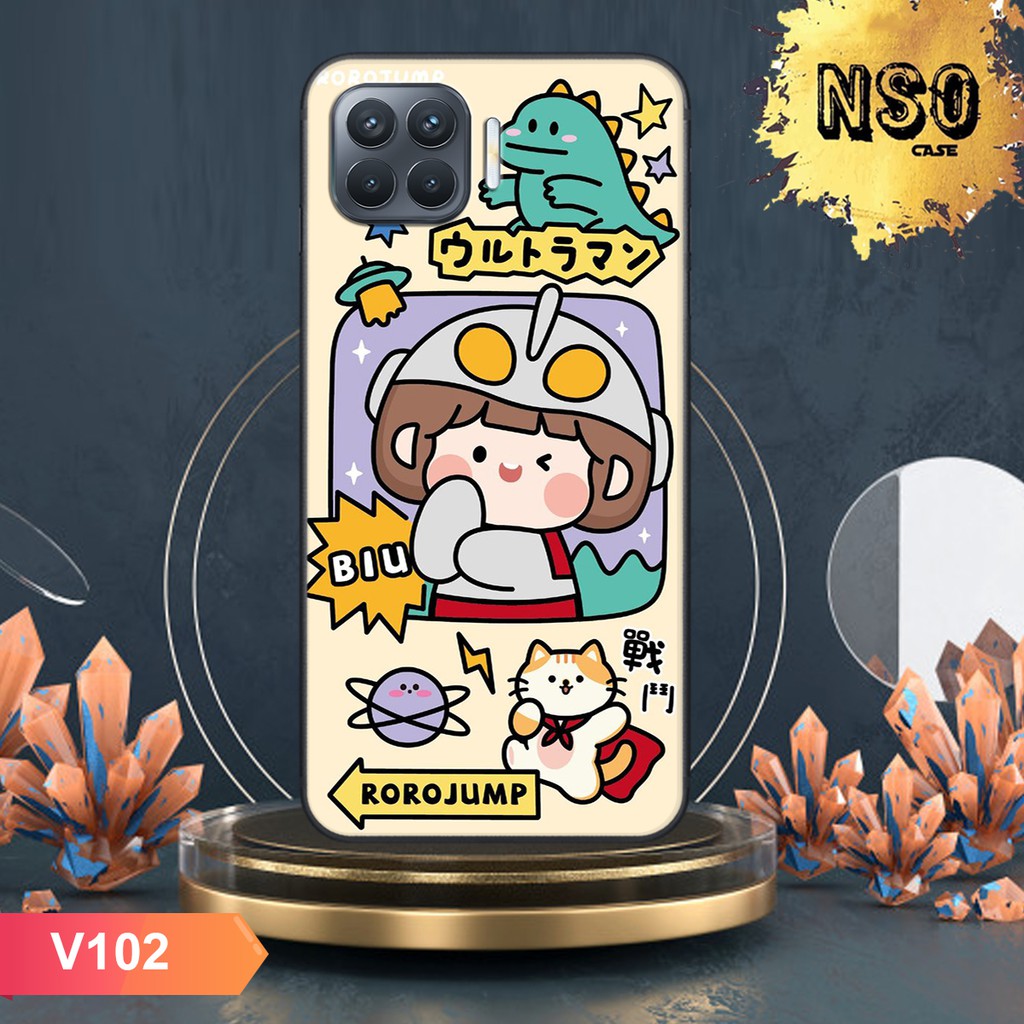 [ MỚI HOT ] Ốp Lưng Oppo A73 - Oppo A93 In Hình Roro Jump Siêu Cute