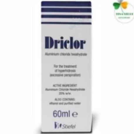 Driclor 60ml Của Anh - Lăn Khử Mùi  Mồ Hôi Tay Chân Nách