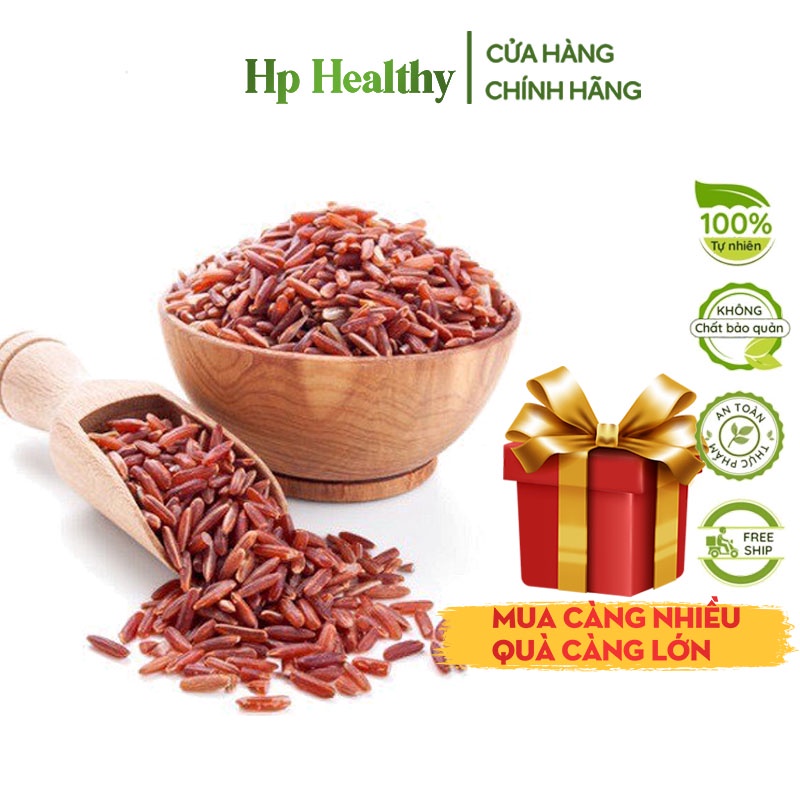 1KG Gạo lứt huyết rồng Loại 1 Hp healthy Hạt Dinh Dưỡng Hữu Cơ Organic