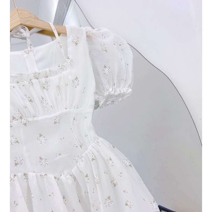 ĐẦM HOA CỔ VUÔNG VIỀN BÈO TÀ LỆCH