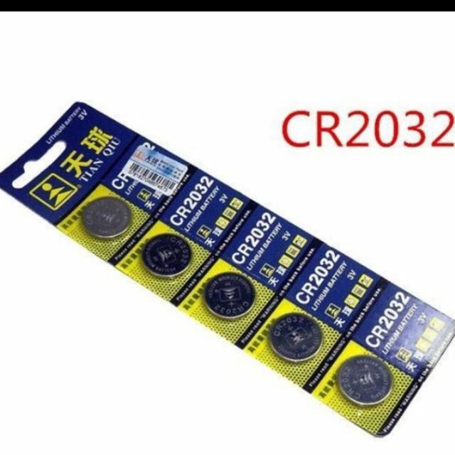 Vỉ 5 viên pin CR2032