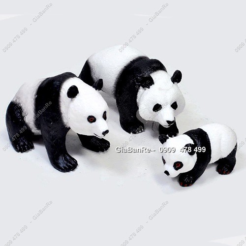 MÔ HÌNH GIA ĐÌNH GẤU TRÚC PANDA  - 7697