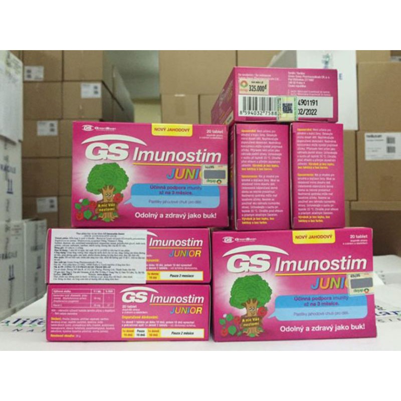 GS IMUNOSTIM JUNIOR-Tăng miễn dịch cho bé-phòng các bệnh về đường hô hấp