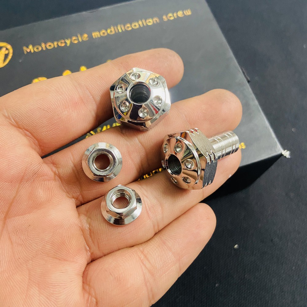 [ỐC KIỂU INOX 304] BỘ ỐC TĂNG CHỈNH SÊN XE MÁY, ỐC TĂNG CHỈNH KÉO GẤP XE MÁY GẮN CÁC XE THÔNG DỤNG HIỆN NAY