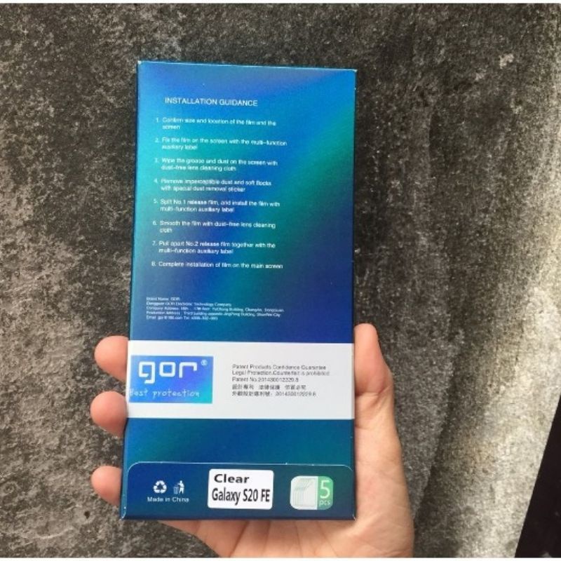 Bộ dán dẻo GOR Samsung S21 Ultra,s20 ultra,s20 plus s20 s10 5G s10 s10e s10 plus