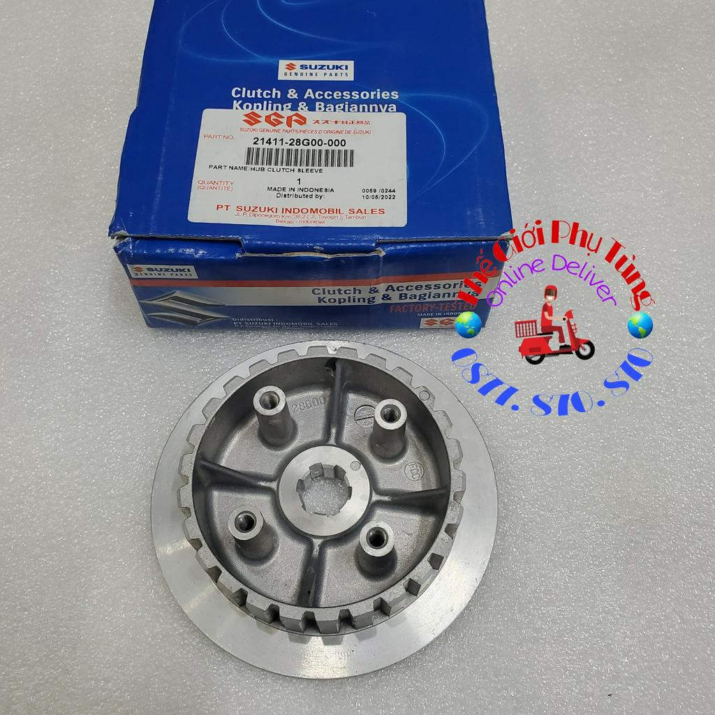 Cặp đế nồi (má nồi) Axelo zin Suzuki Indonesia - 21462-28G10-000/ 21411-28G00-000