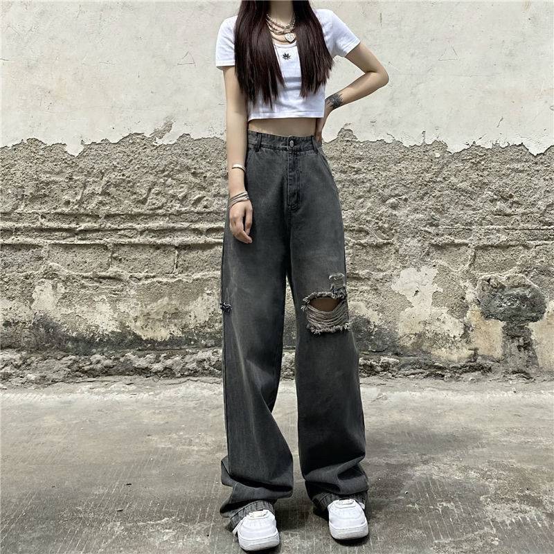 Quần bò ống rộng nữ cạp cao M7 quần jeans ống rộng lưng cao, vải bò dày đẹp , không giãn ,dáng suông M736 | BigBuy360 - bigbuy360.vn