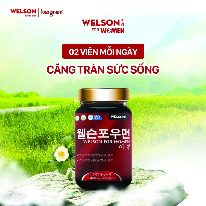 Welson For Women Cải Thiện Nội Tiết Tố Nữ 60 Viên