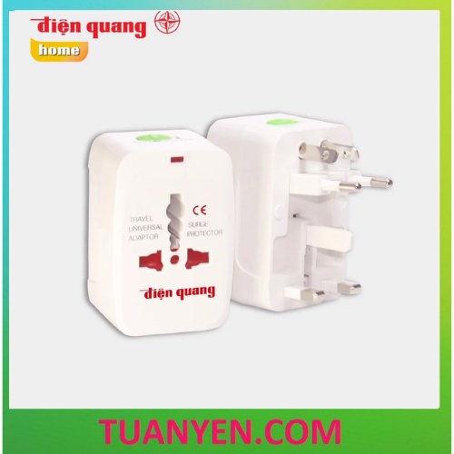 Ổ cắm du lịch Điện Quang DQ ESK TV01 (Trắng)