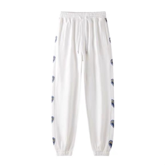 Quần jogger tim xanh Chất nỉ ép ngoại dầy đẹp, from ống rộng, chun ống