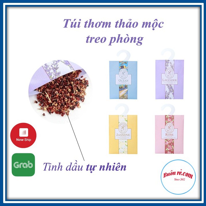 Combo 10 túi thơm hương hoa thảo mộc tinh dầu tự nhiên treo phòng tiện lợi an toàn -Buôn rẻ 00626