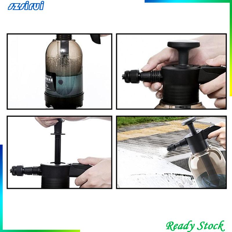 [szsirui] Bình Xịt Nước Áp Suất Cao 2L Trong Suốt Cho Vườn Nhà