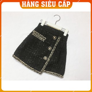 [Hàng Cao Cấp] Chân váy dạ tweed cho bé gái, hàng 2 lớp, lót lông siêu ấm, mặc siêu sang, đẹp từng đường kim mũi chỉ