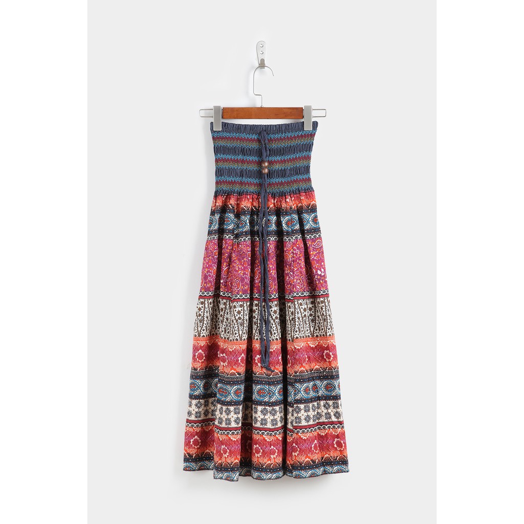 Váy/Đầm Maxi BoHo Họa Tiết Thổ Cẩm - kèm video tự quay của shop | BigBuy360 - bigbuy360.vn