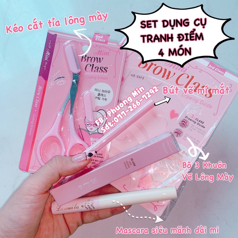 SET DỤNG CỤ TRANG ĐIỂM TIỆN LỢI