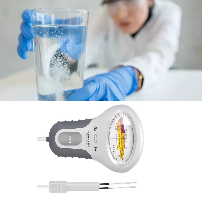 Dụng Cụ Kiểm Tra Độ PH PC-102 Clo CL2 2 Trong 1 Cho Hồ Bơi