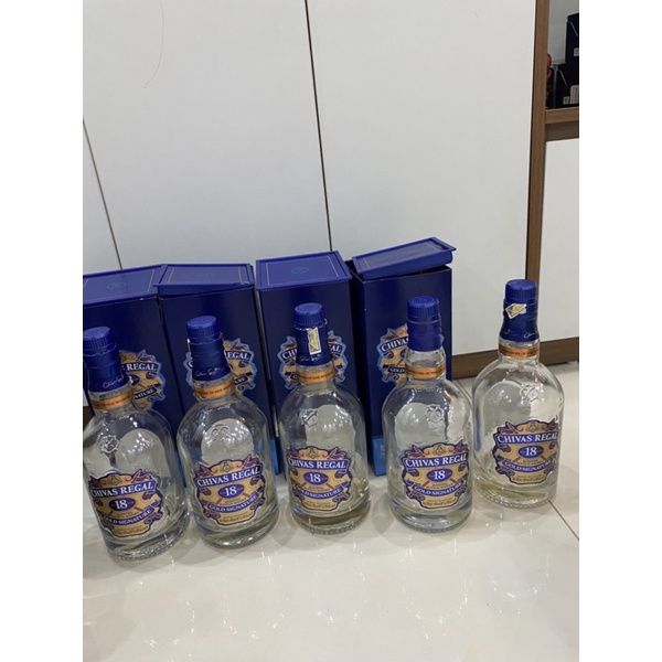 Vỏ chai chivas 18 trưng bày(ko hộp)