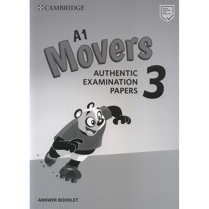 Sách - Cambridge English - Movers 3 - Answer Booklet (For revised exam from 2018)